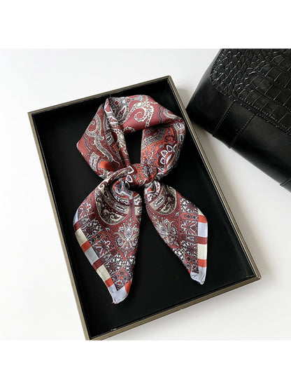 Scarvii - Everyday Paisley Print Square Scarf