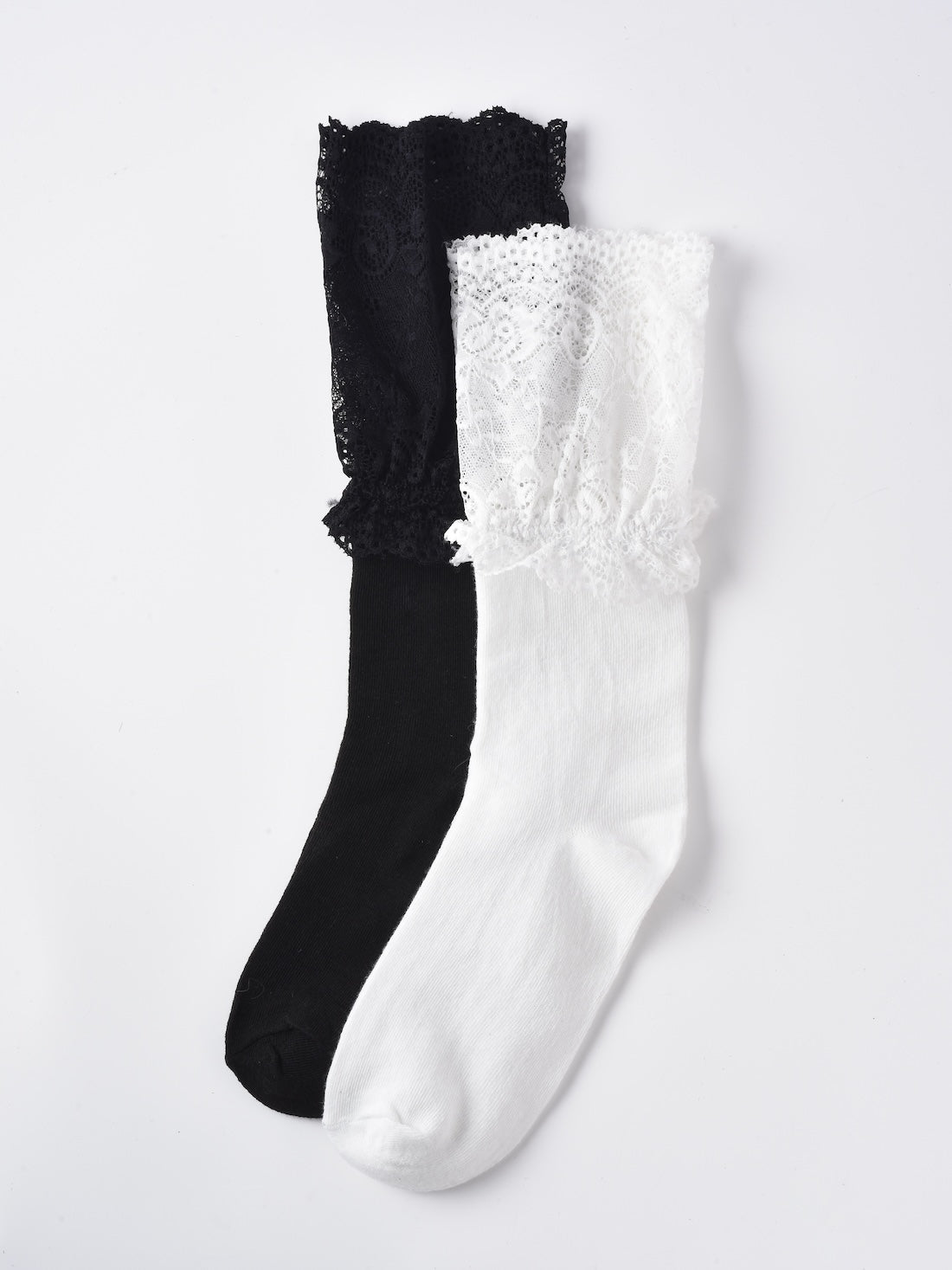 Rufia - Lace Trim Soft Crew Socks product image 3