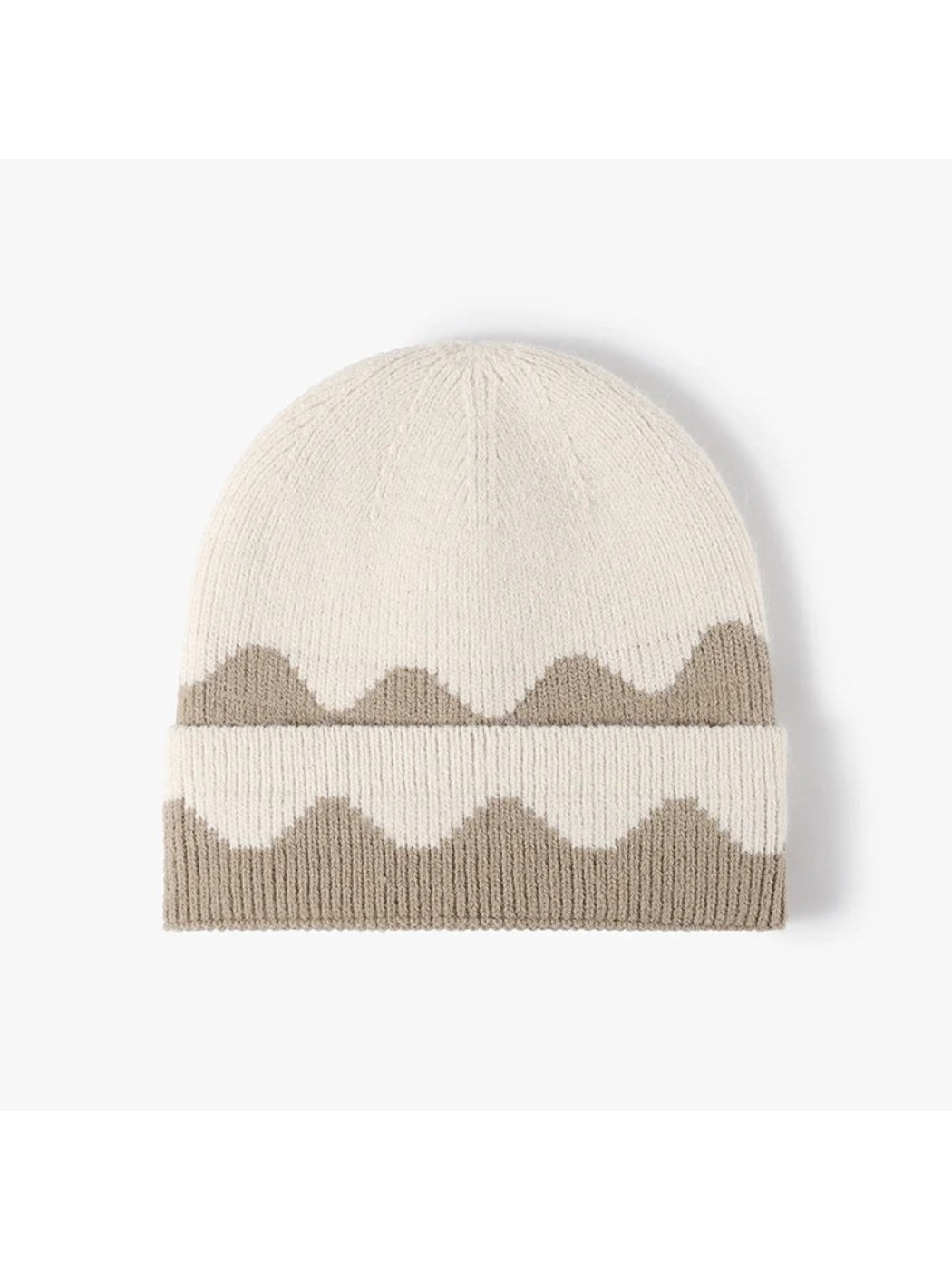 Haila - Wave Colorblock Cuffed Beanie
