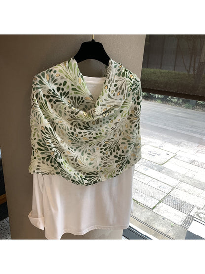 Scarvii - Botanical Print Everyday Shawl Scarf