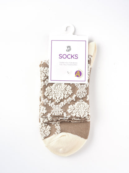 Rufia – Capsule Textured Jacquard Crew Socks