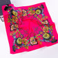 Scarvii - Vintage Print Square Scarf for Stylish Outfits