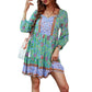 Troposa - Boho V-Neck Dress With Tassels - Chic & Sweet