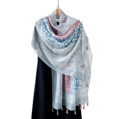 Scarvii - Boho Summer Shawl Scarf With Fringe - 6 Patterns