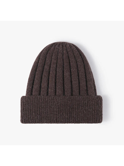 Haila - Wide Rib Cuffed Knit Beanie