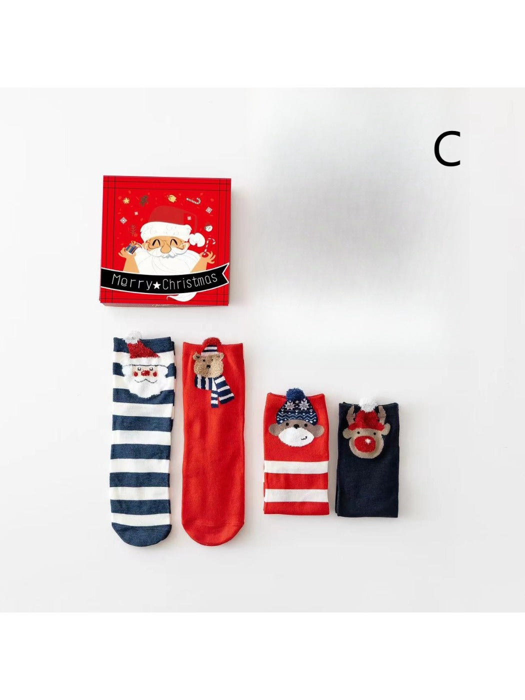 Rufia - Christmas Socks Gift Box Set - Cute & Festive