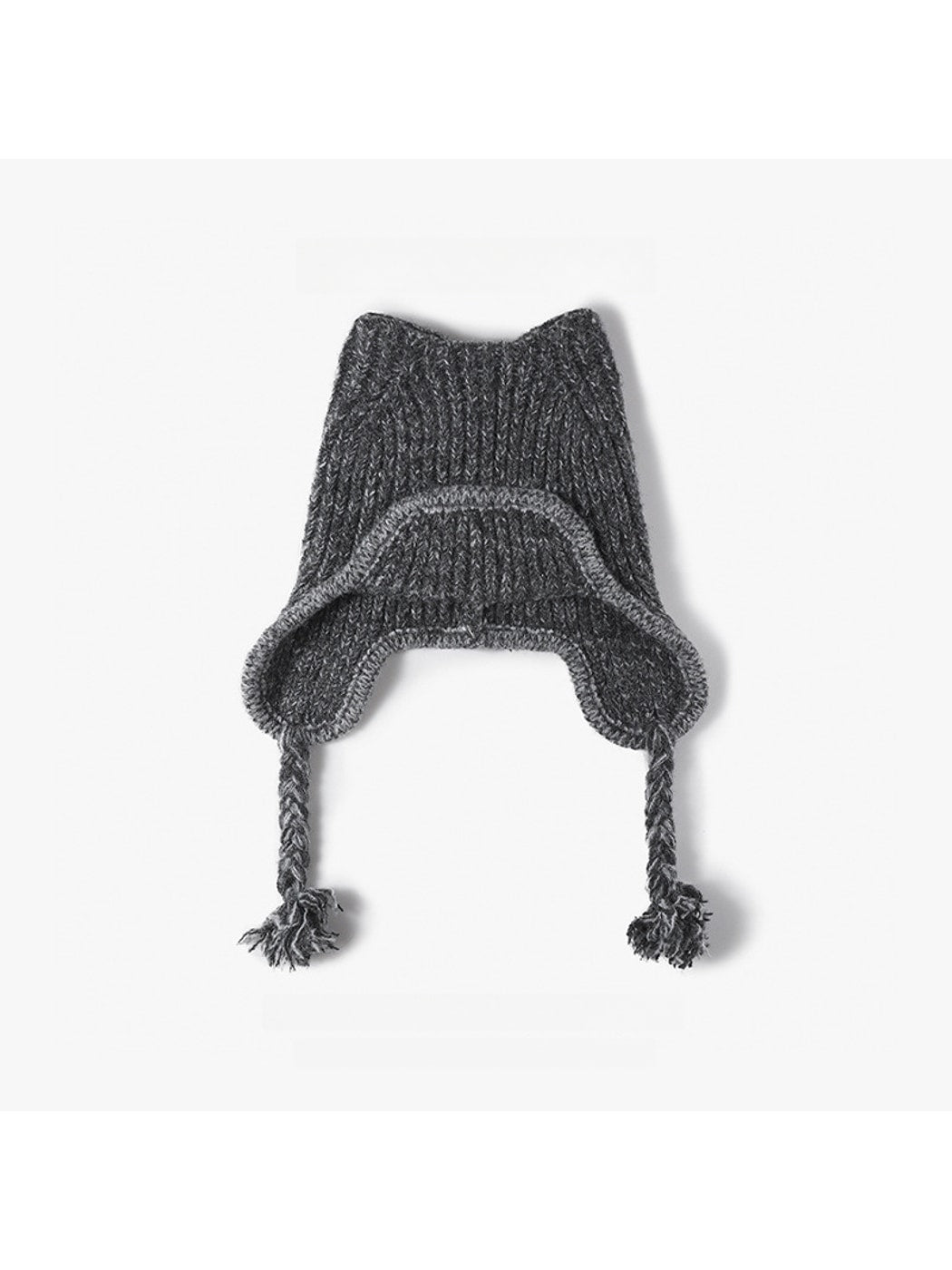 Haila - Foldable Ear Cover Knit Beanie