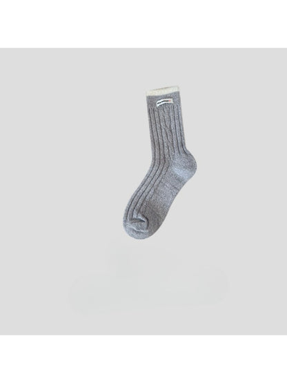 Rufia - Everyday Rib Knit Crew Socks