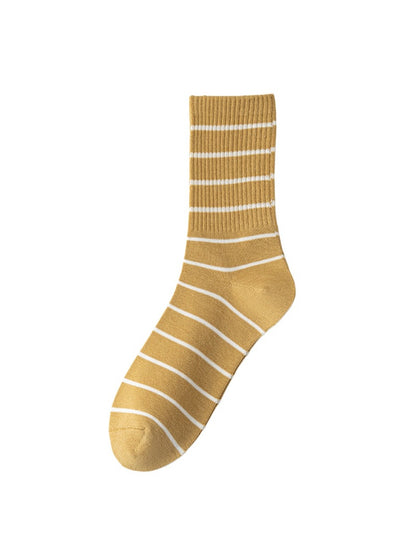 Rufia - Women's Striped Mid-Calf Socks