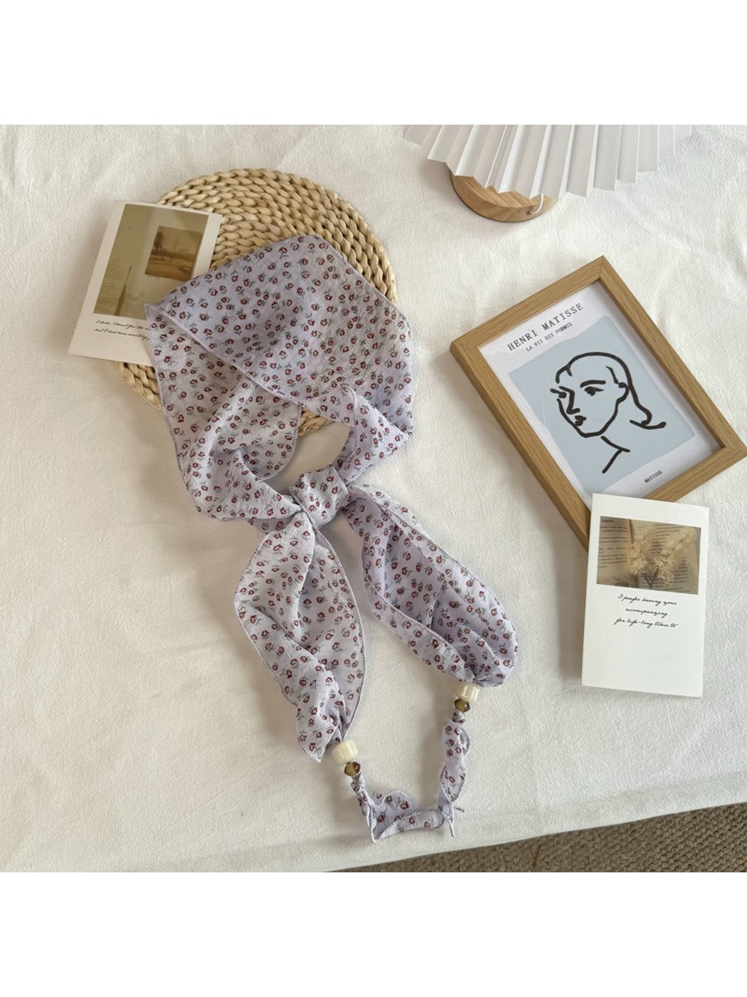 Scarvii - Romantic Ditsy Floral Print Scarf