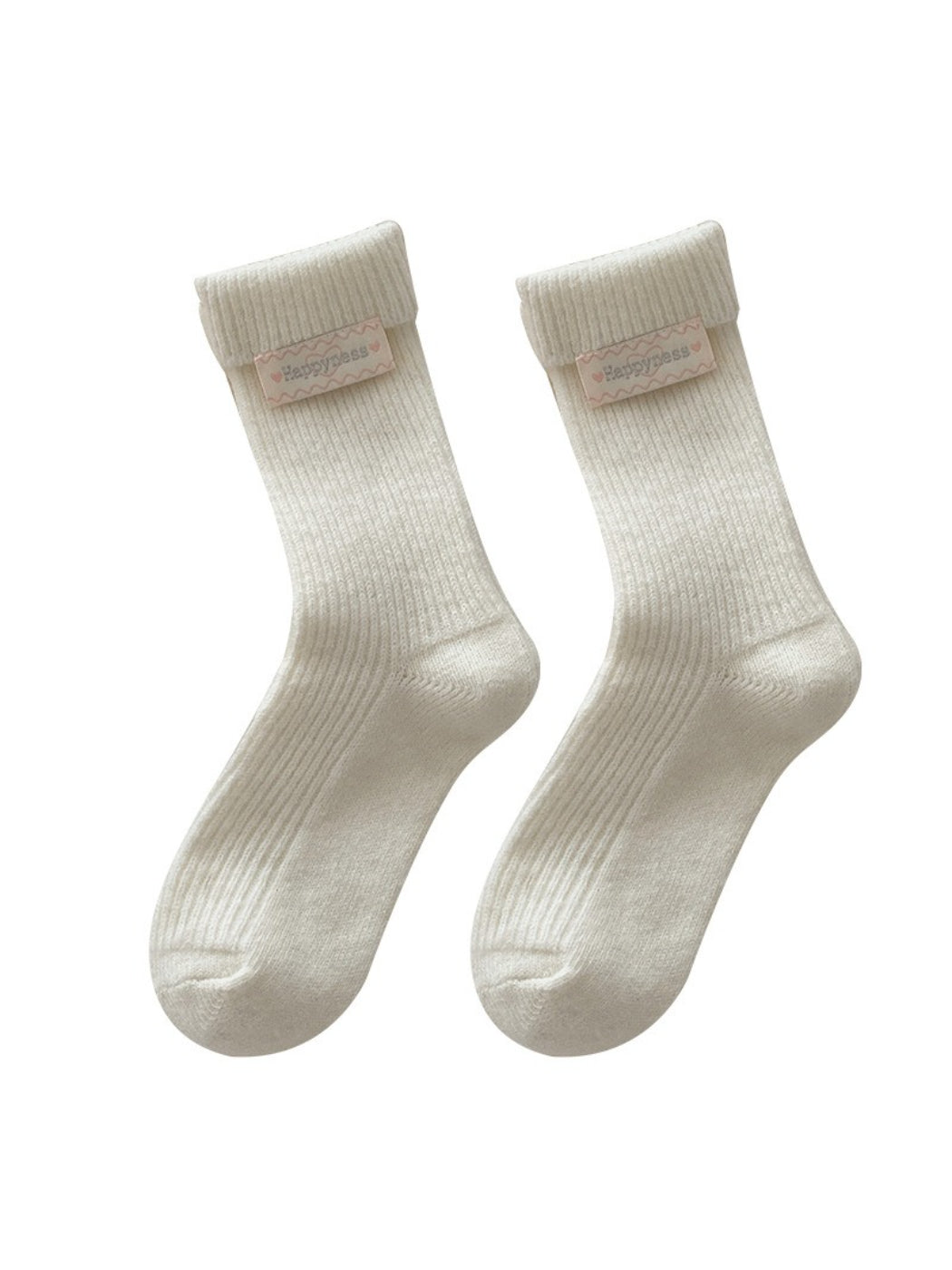 Rufia - Ribbed Knit Crew Socks