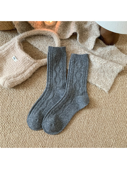Rufia - Cable Knit Crew Socks