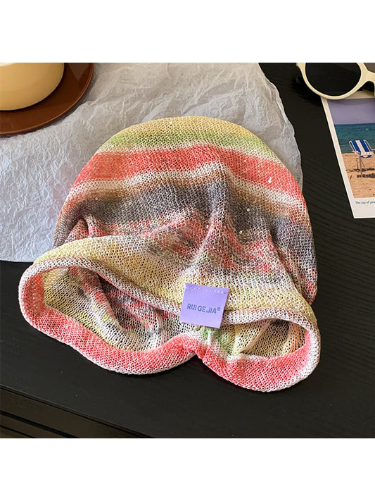 Haila - Foldable Relaxed Fit Brimless Knit Hat