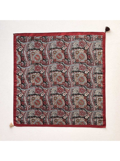 Scarvii - Retro Mix Floral Print Fashion Square Scarf