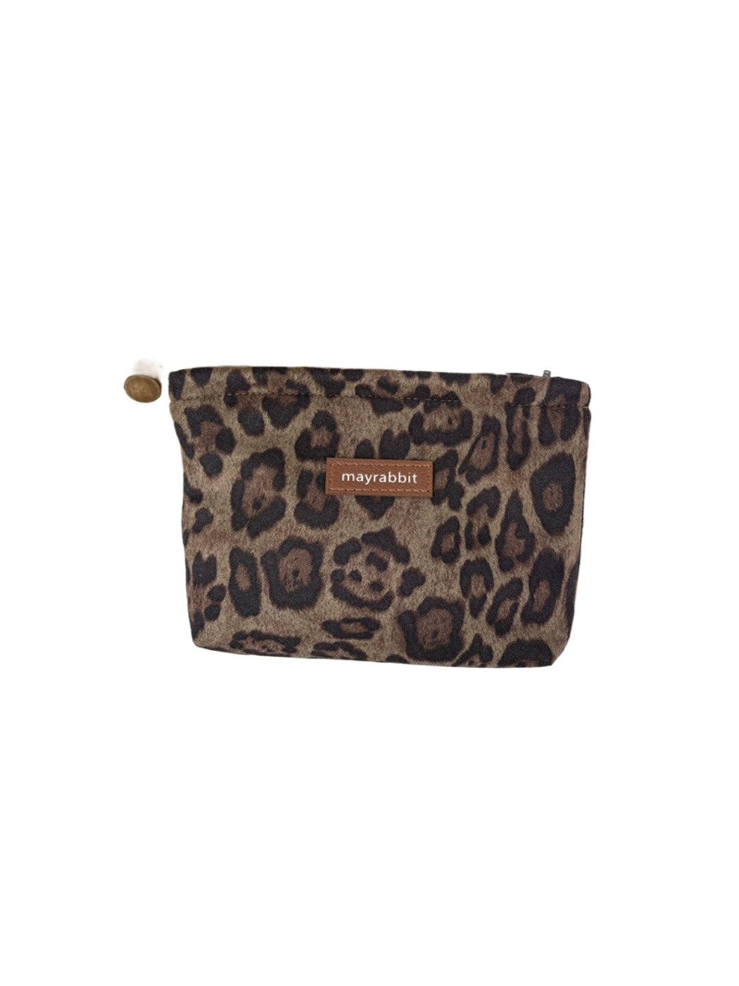 Cosbai - Retro Leopard Print Toiletry Bag