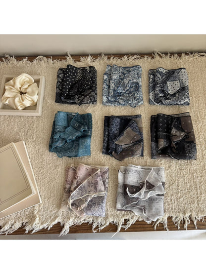 Scarvii - Patchwork Paisley Printed Neck Styling Scarf