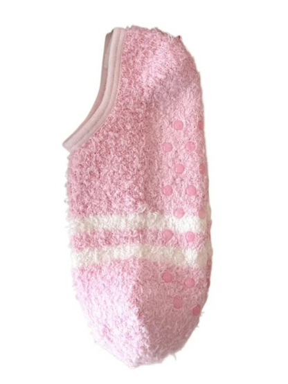Rufia - Fuzzy Striped Low Cut Socks