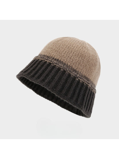 Haila - Contrast Knit Bucket Hat