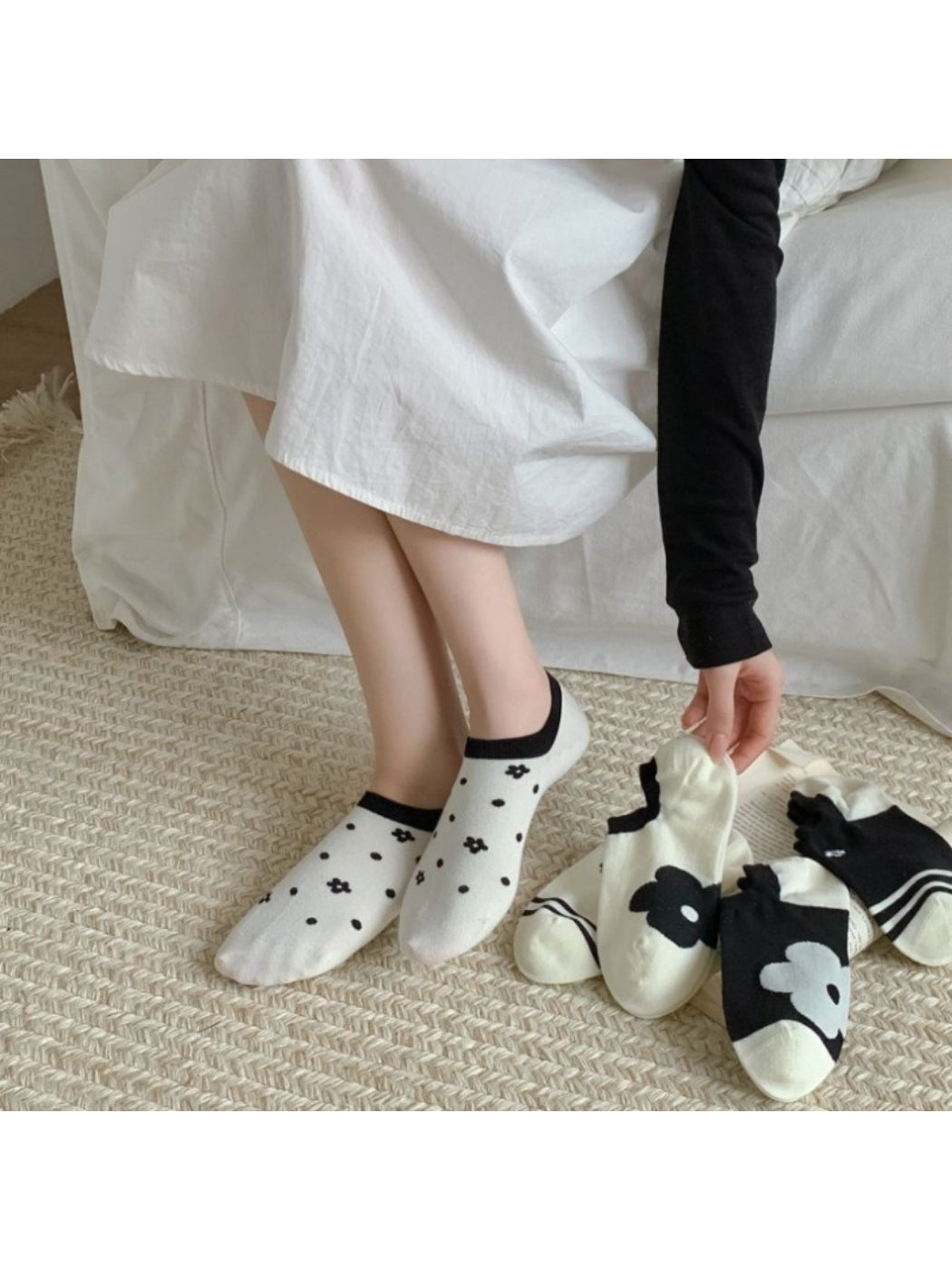 Rufia - Daisy Pattern Low Cut Socks product image 3