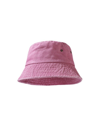 Back view of Haila Everyday Washed Bucket Hat with visible seam lines