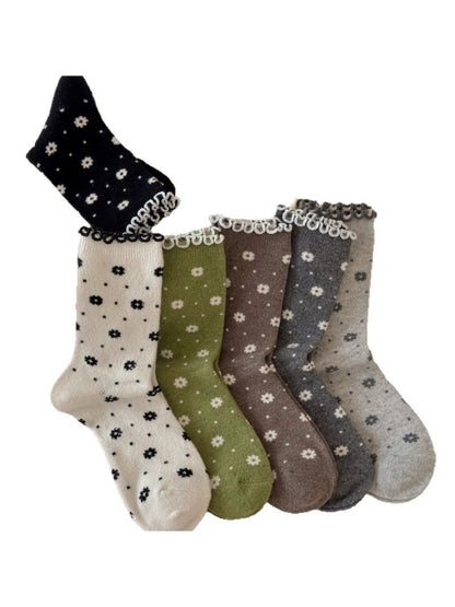 Rufia - Daisy Ruffle Crew Socks