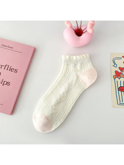 Rufia - Cute Love Motif Ankle Socks product image 4