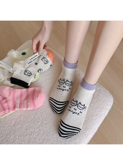 Rufia - Playful Graphic No Show Socks product image 2