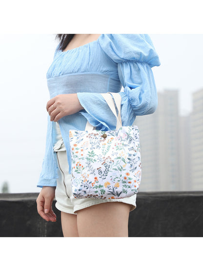 Cosbai - Daisy Print Lunch Bag