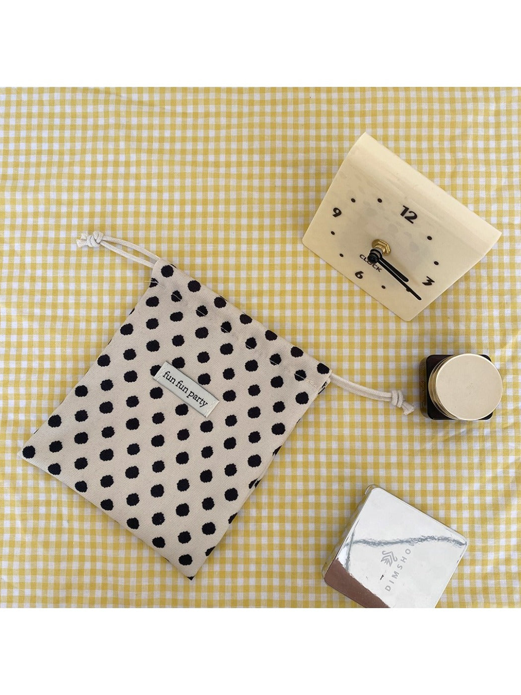 Cosbai - Corduroy Drawstring Pouch