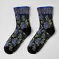 Rufia - Embossed Floral Pattern Women's Socks