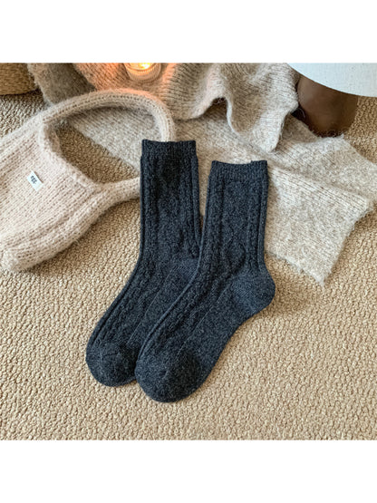 Rufia - Cable Knit Crew Socks