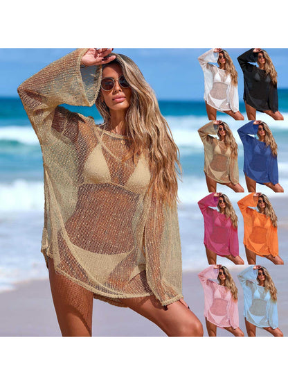 Crosa - Beach Mesh Cover Up Dress