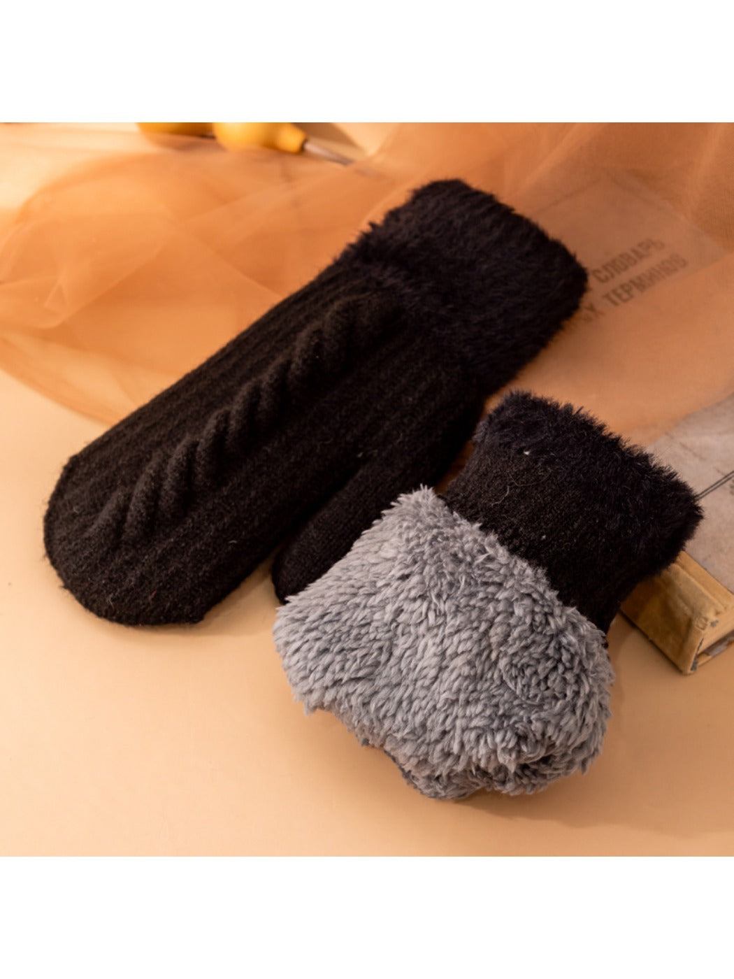 Gloving – Winter Thick Knit Mitten