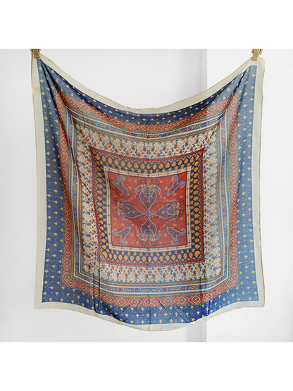 Scarvii - Vintage Paisley Border Scarf
