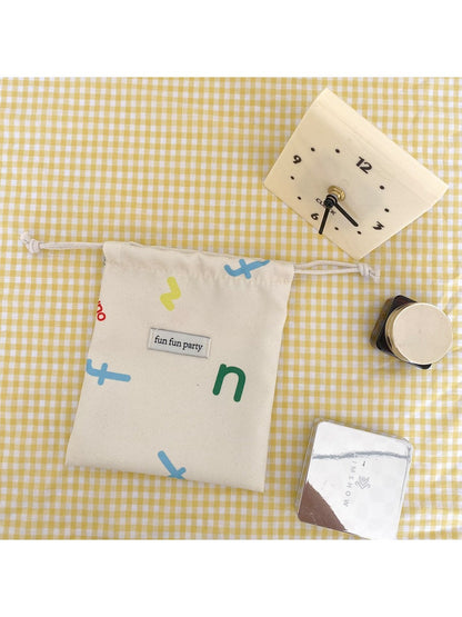 Cosbai - Corduroy Drawstring Pouch
