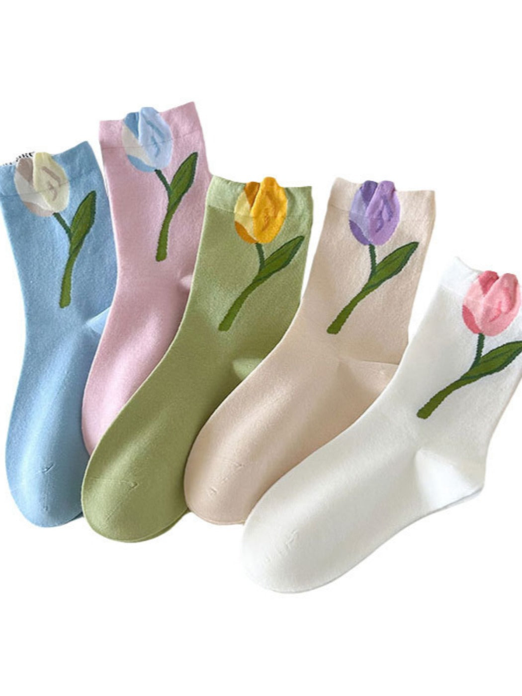 Rufia - Simple Tulip Quarter-Calf Socks – Fresh & Feminine