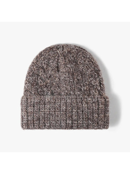 Haila - Braided Texture Cuffed Knit Beanie