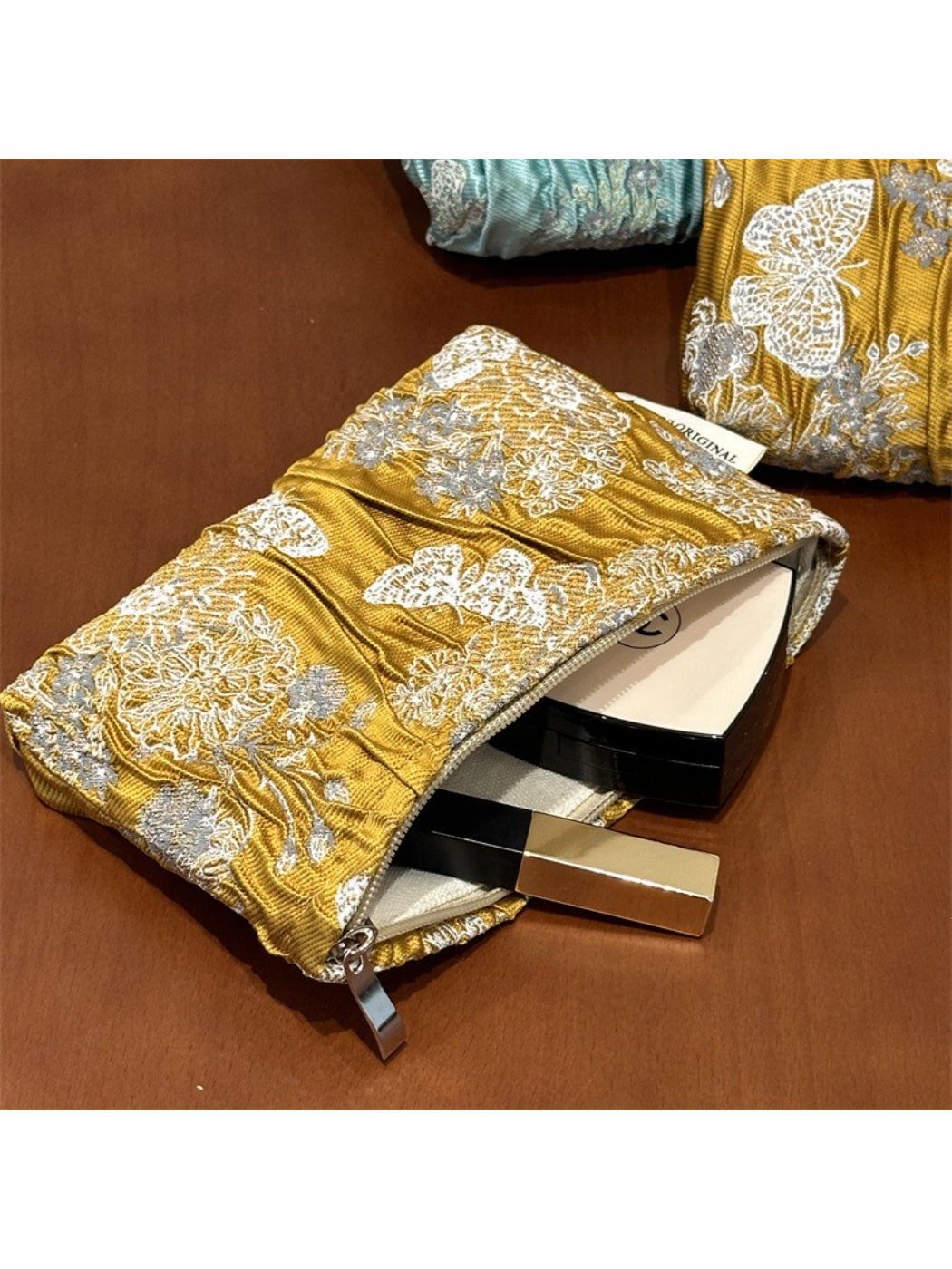 Cosbai Butterfly Floral Cosmetic Bag product image