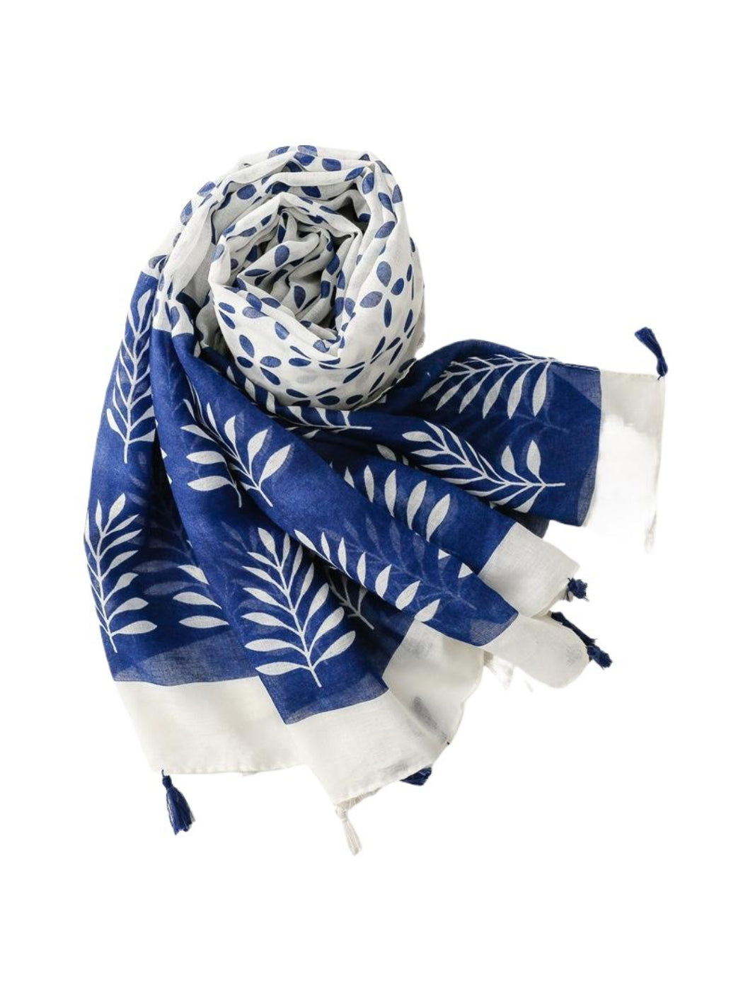 Scarvii - Botanical Border Print Scarf