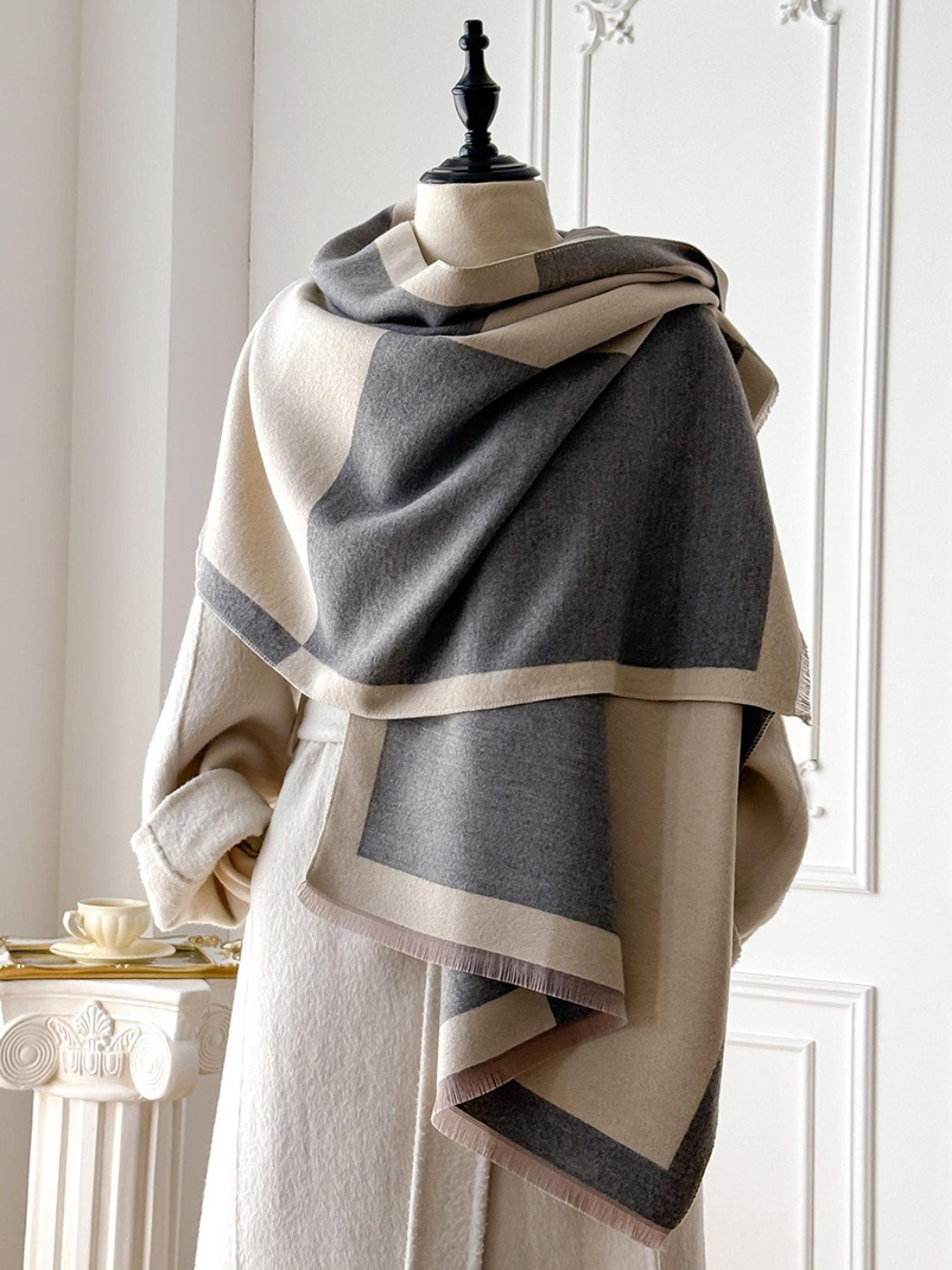 Scarvii – Modern Geometric Winter Scarf & Shawl