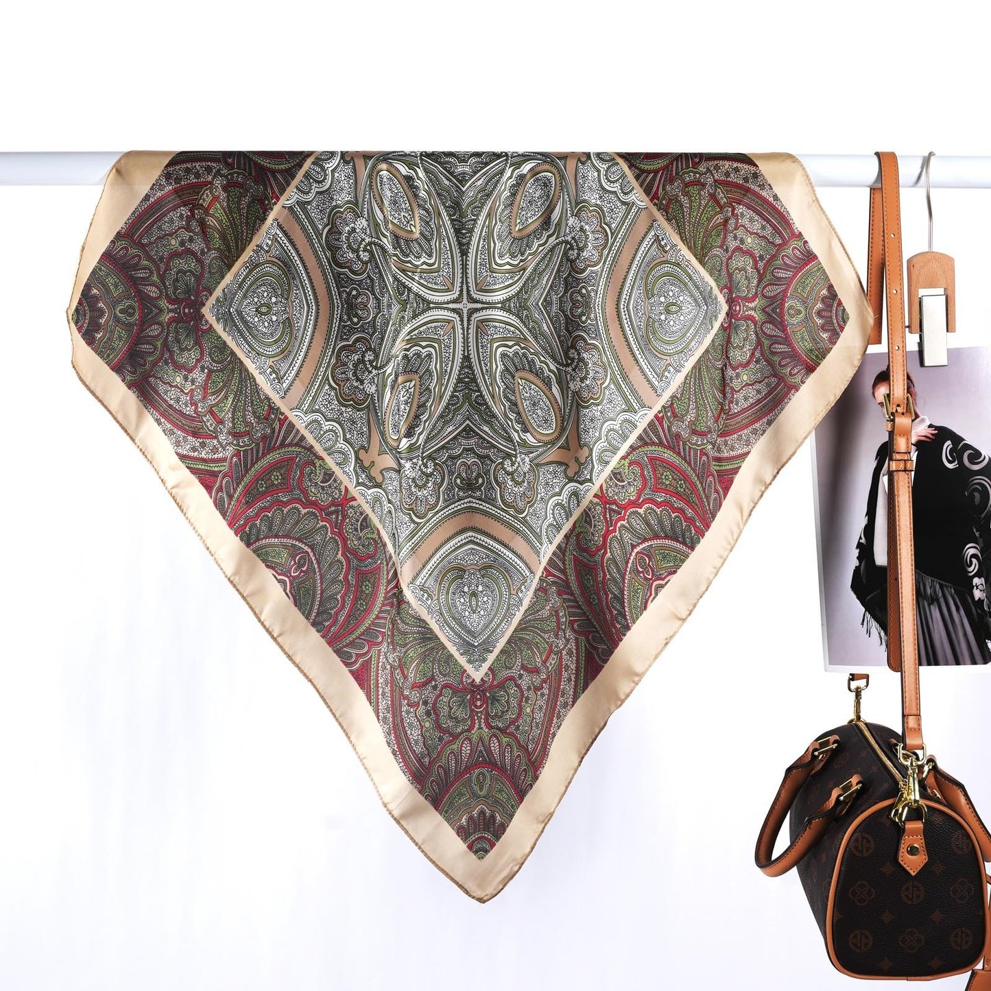 Scarvii - Baroque Paisley Square Scarf