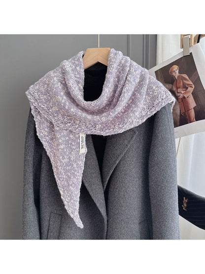 Scarvii - Modern Marled Triangle Wrap