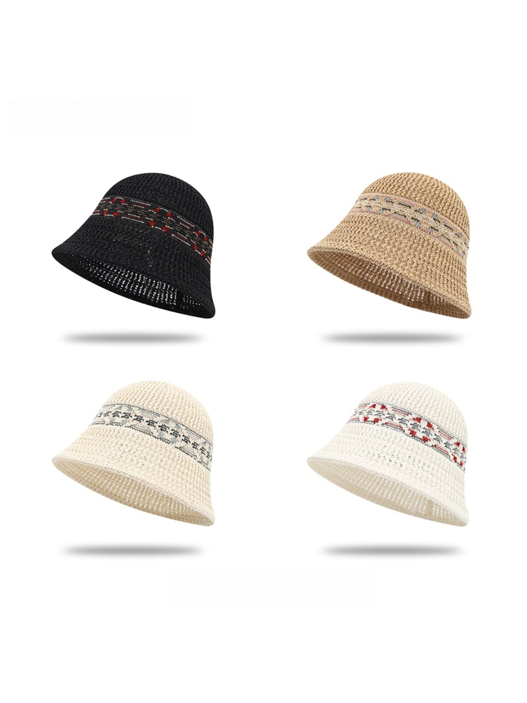 Haila - Fair Isle Round Crown Bucket Hat