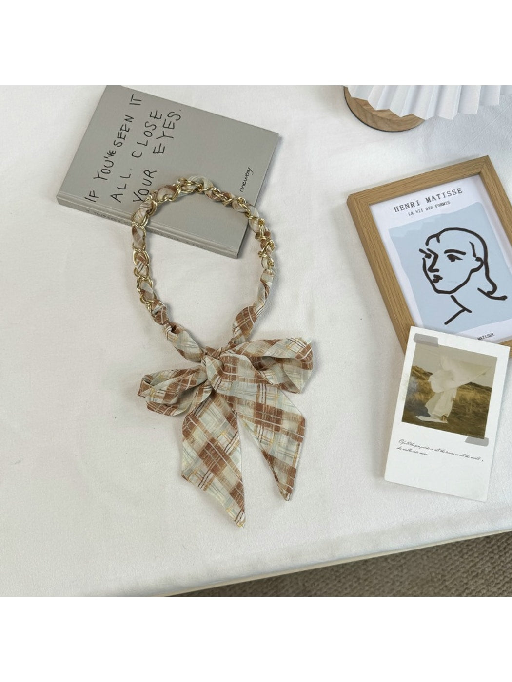 Scarvii - Chic Patterned Fashion Narrow Scarf
