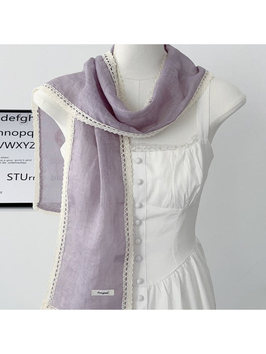 Scarvii Lace Border Lightweight Scarf product image
