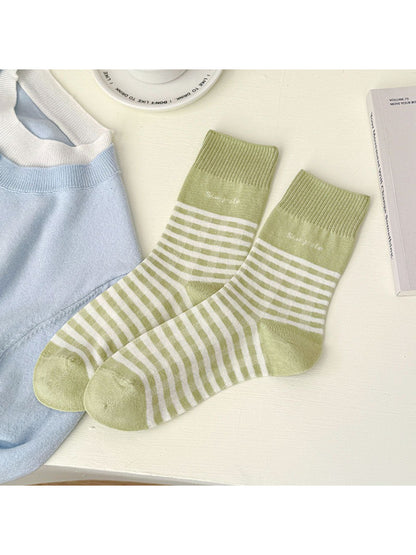Rufia - Fine Stripe Crew Socks product image 5