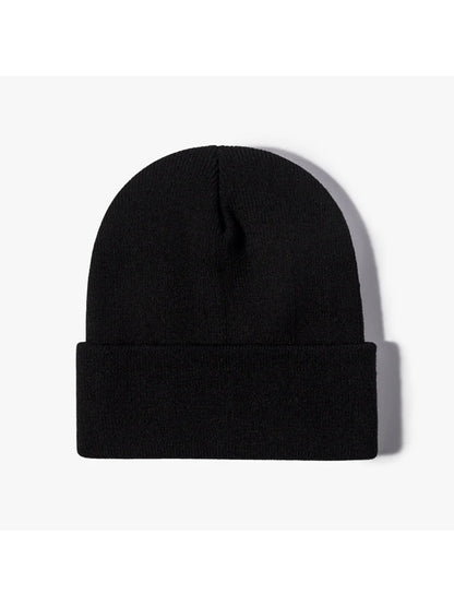 Haila - Solid Fine-Knit Cuffed Beanie