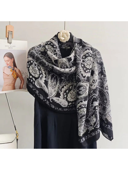 Scarvii - Paisley Floral Medallion Scarf