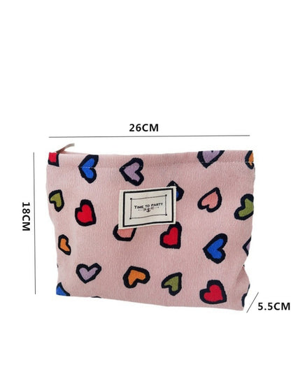 Cosbai - Colorful Heart Pouch