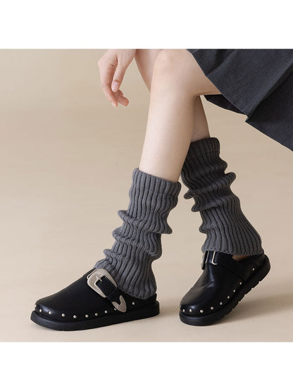 Cozyra - Vertical Ribbed Knit Leg Warmers